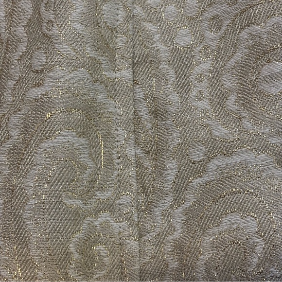 Talbots Metallic Gold Brocade Jacket, Size 12 - Picture 7 of 12